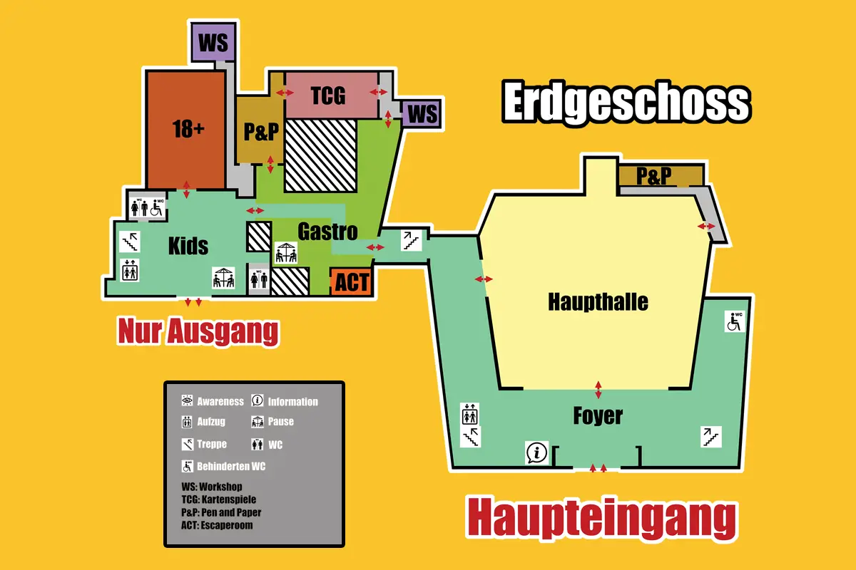 Wegeplan-Erdgeschoss